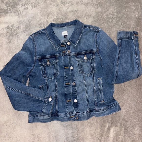 J. Crew Kids Denim Jacket - Classic Blue - Picture 1 of 10